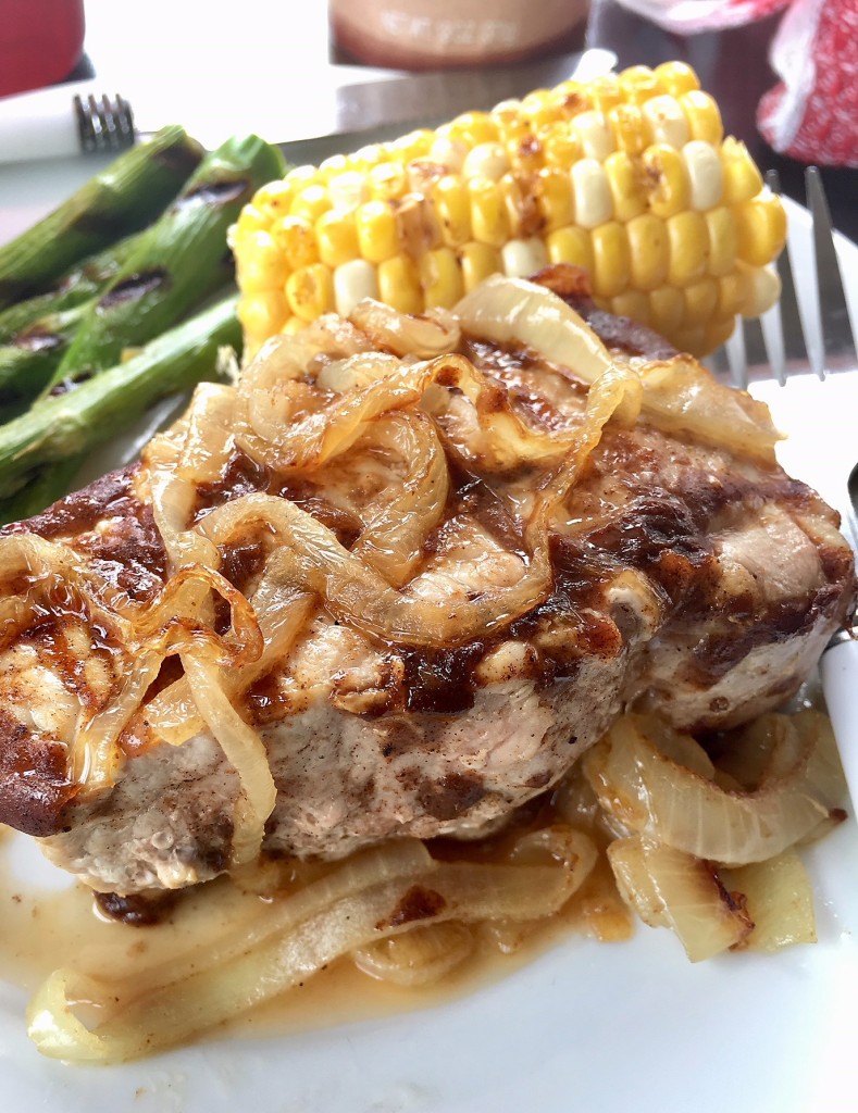 Smoky Date Pork Chops