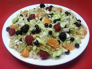 Fresh Fruit Slaw Salad 