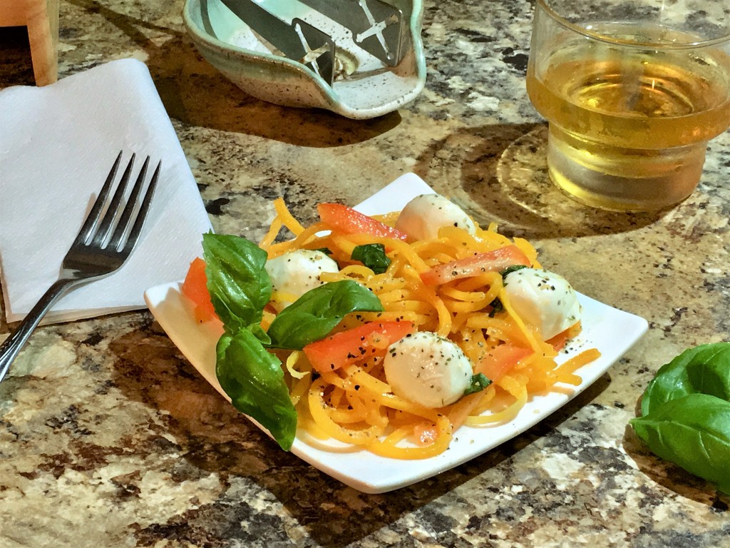 Mozzarella Butternut Zoodles Salad