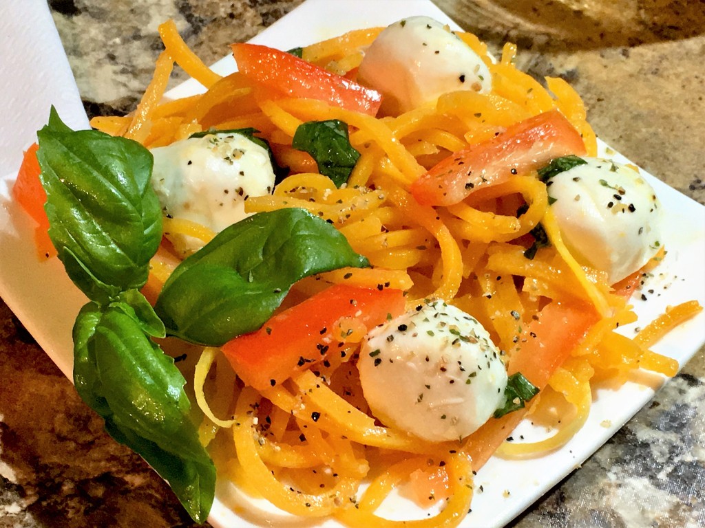 Mozzarella Butternut Zoodles Salad 