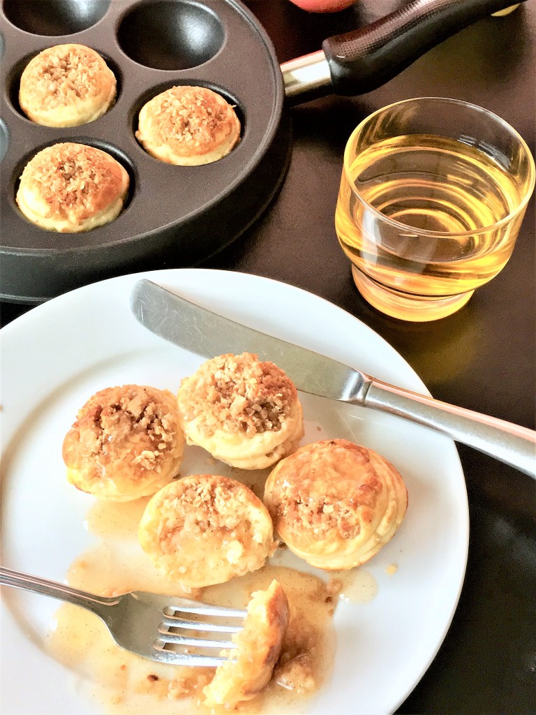 Apple Crisp Ebelskivers