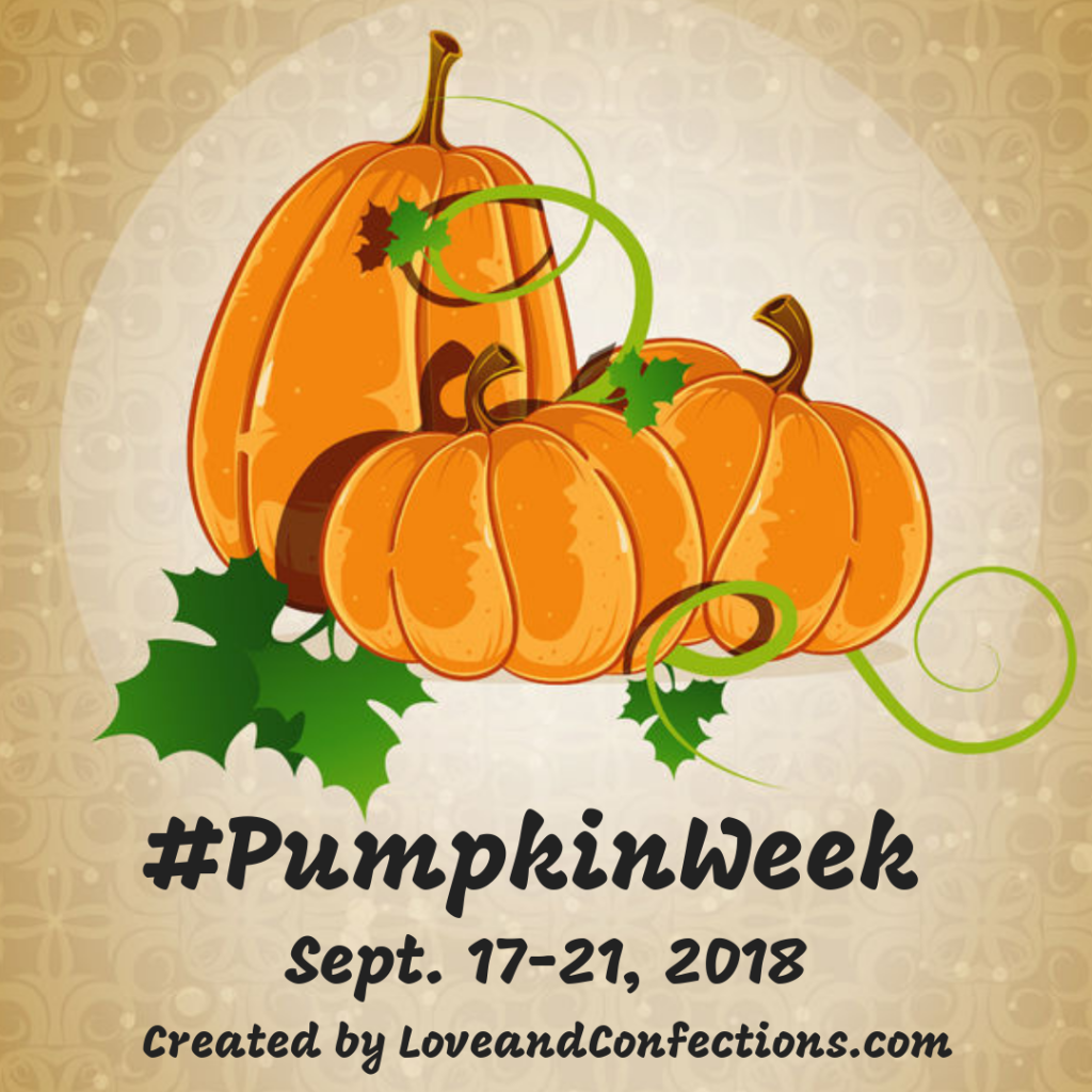 #PumpkinWeek 2018 logo with dates
