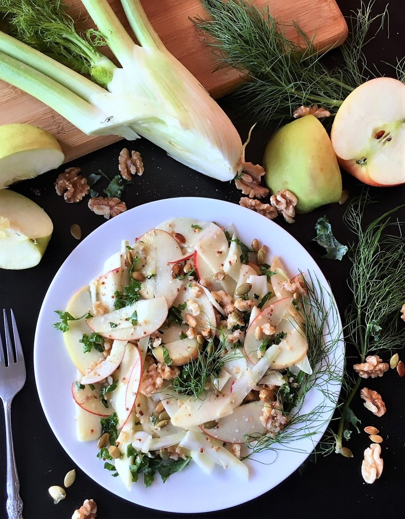 Shaved Apple Salad