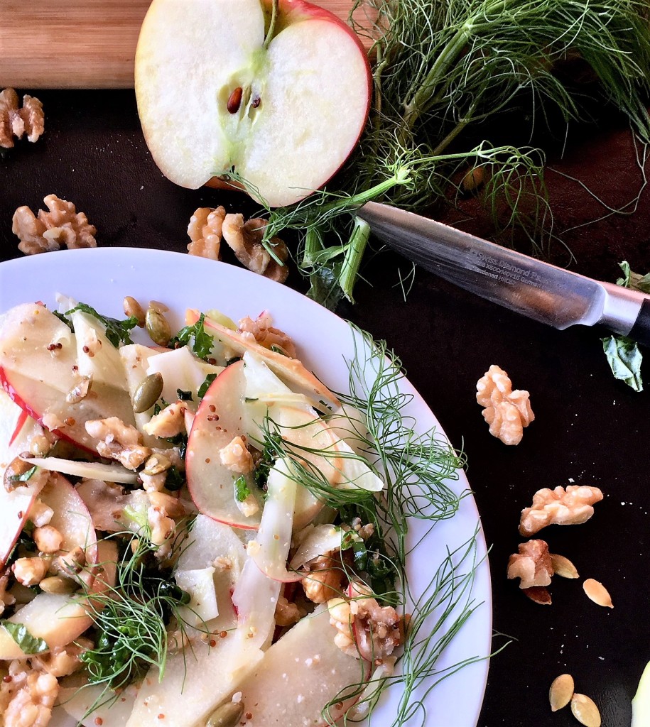 Shaved Apple Salad