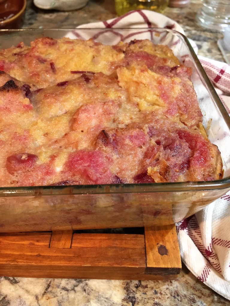 Cranberry Bread Pudding 