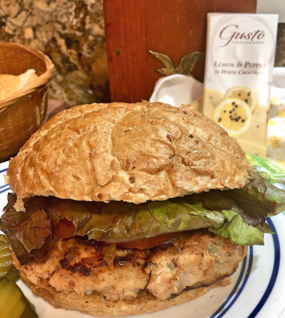 Lemon Pepper Chicken Burger