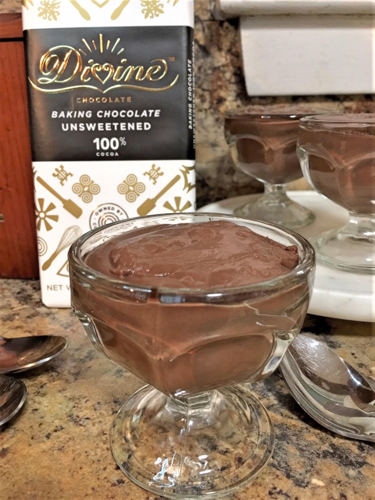 Midnight Chocolate Pudding with bar