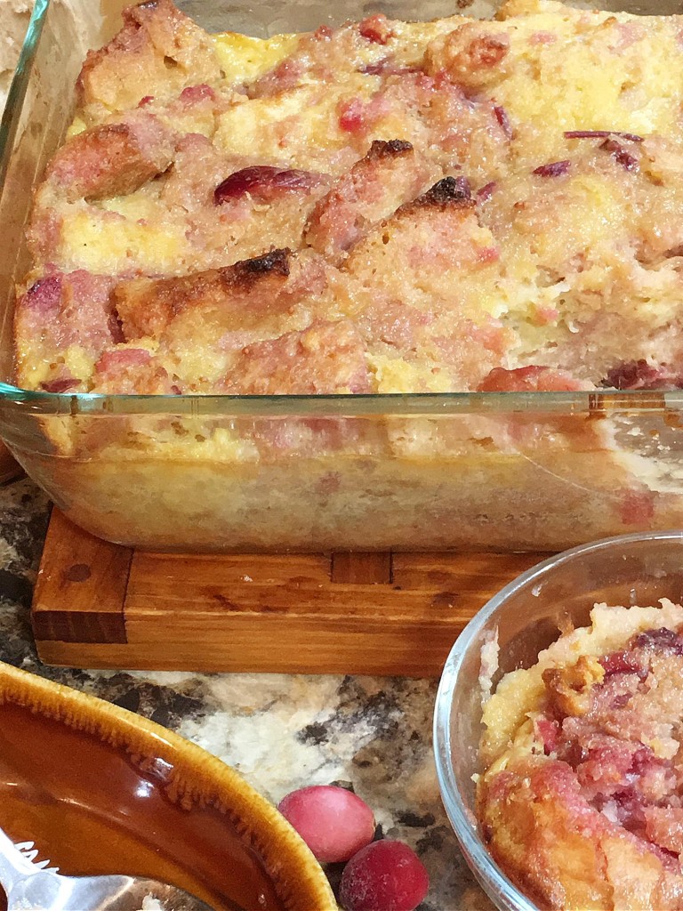 Cranberry Bread Pudding