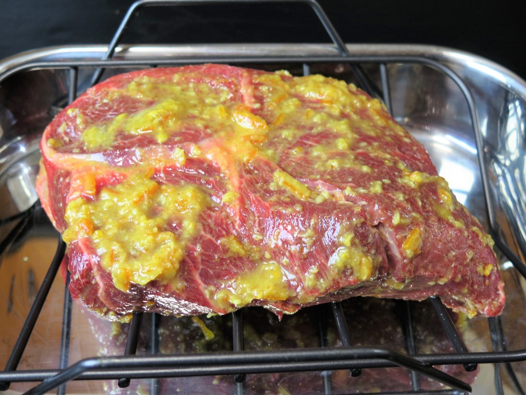 Orange Horseradish Crusted Sirloin Roast coated