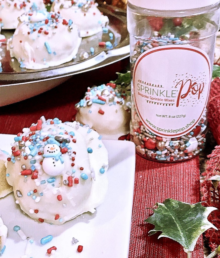 Peppermint Cookie Dough Truffles 