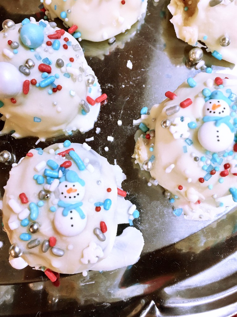 Peppermint Cookie Dough Truffles