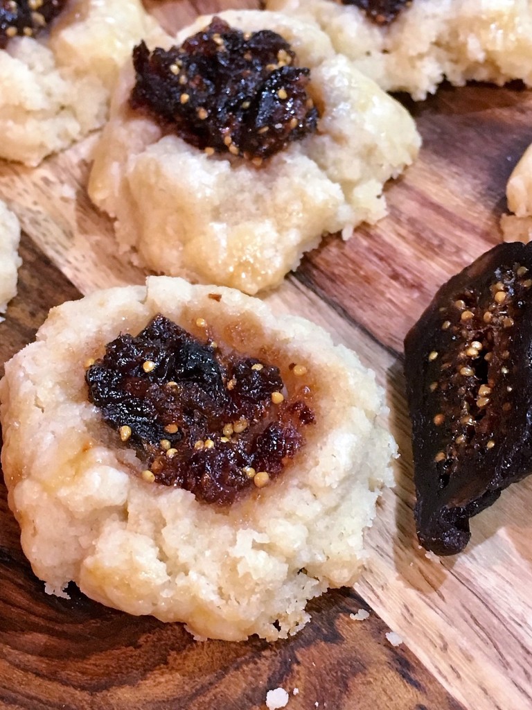 Figgy Pudding Thumbprint Cookies