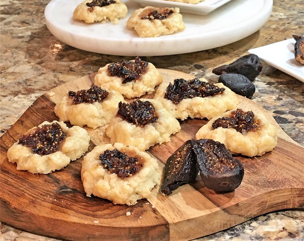 Figgy Pudding Thumbprint Cookies