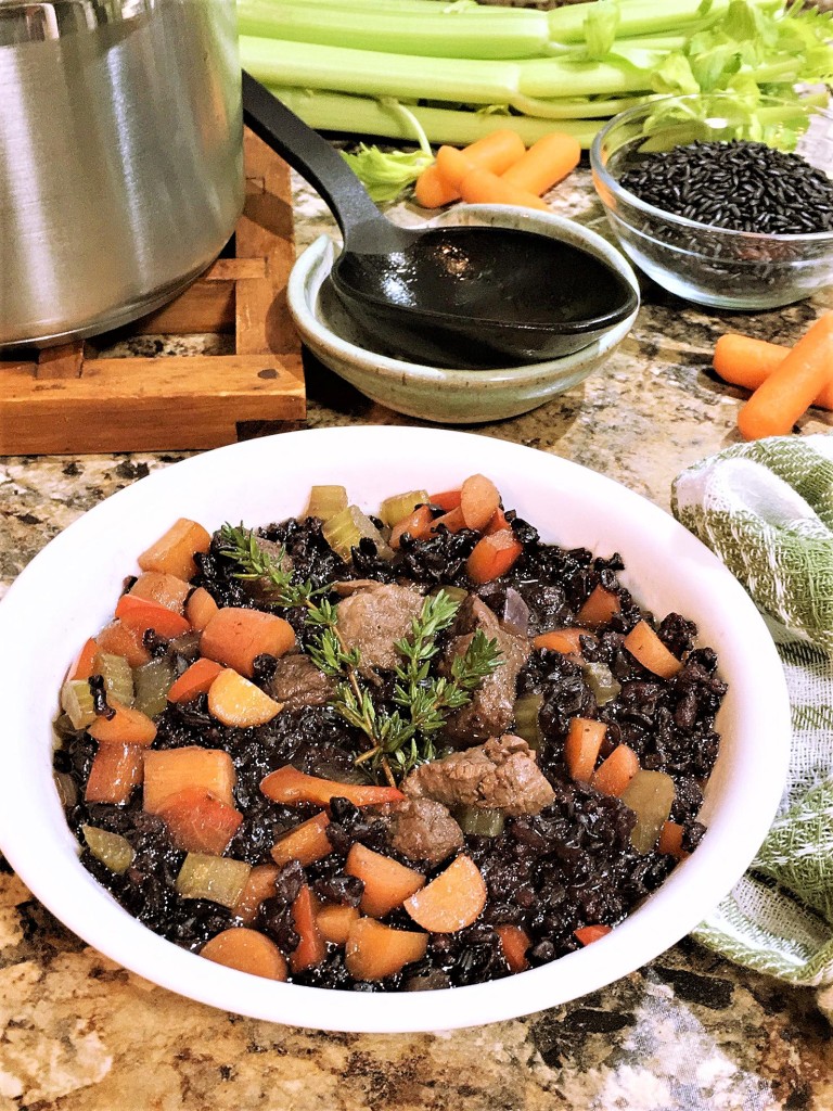 Beef Black Rice Casserole