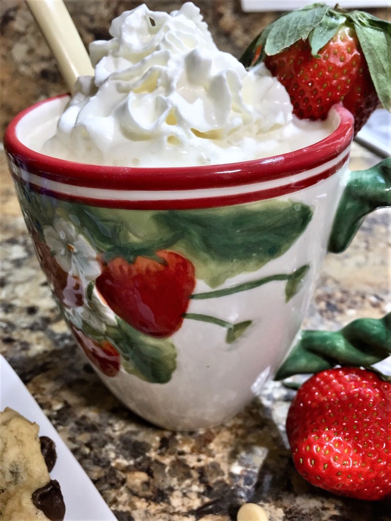 Strawberry White Hot Chocolate