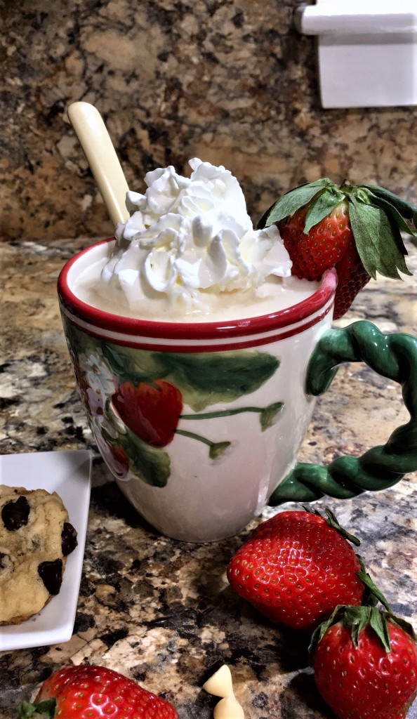 Strawberry White Hot Chocolate