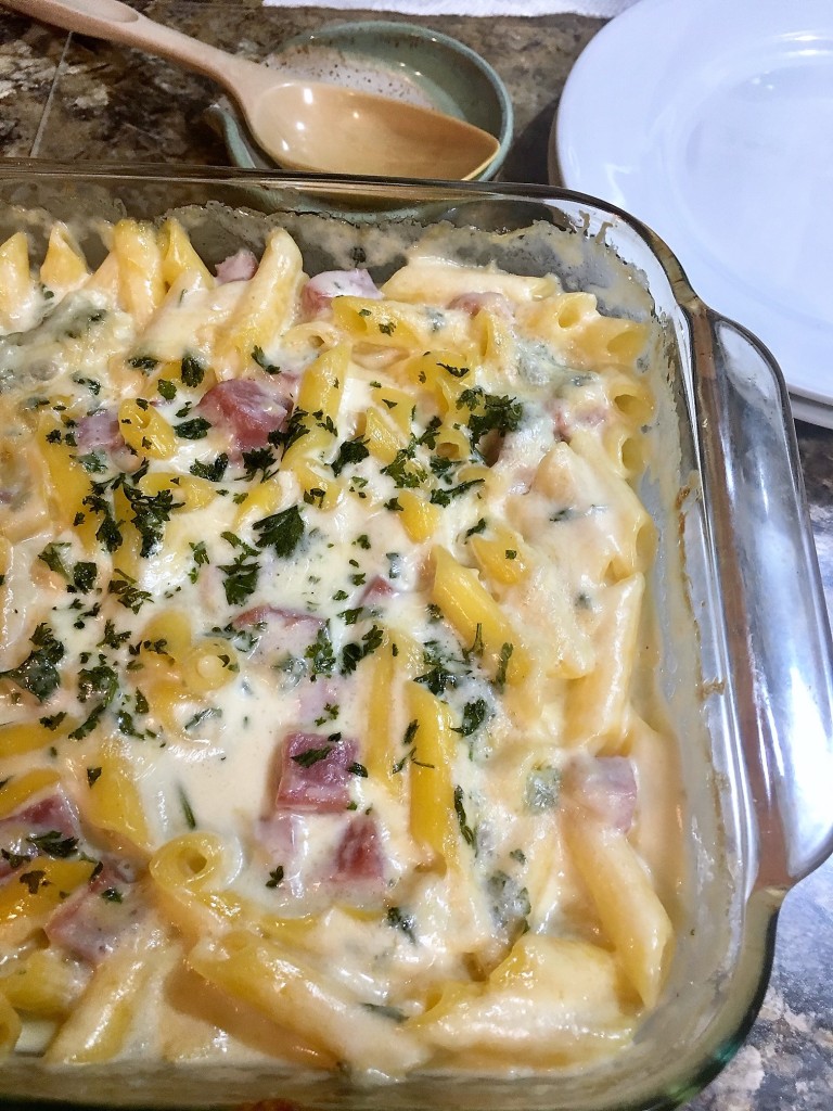 Turkey Ham Mac and Cheese