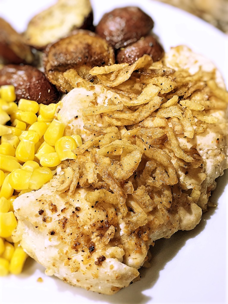 Brown Butter Crispy Onion Chicken 