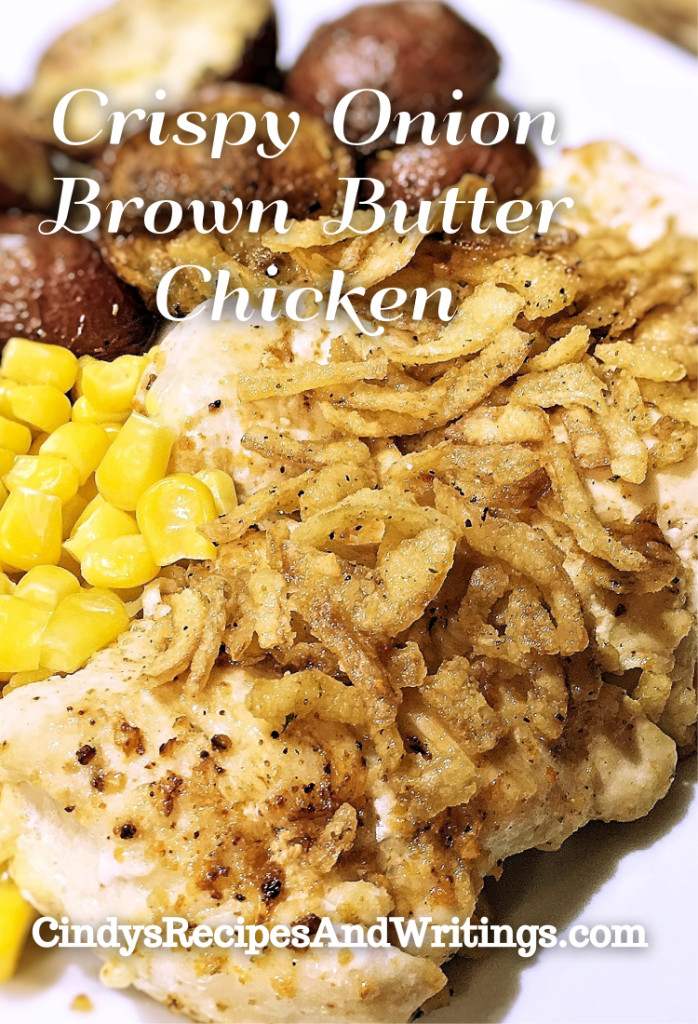 Crispy Onion Brown Butter Chicken