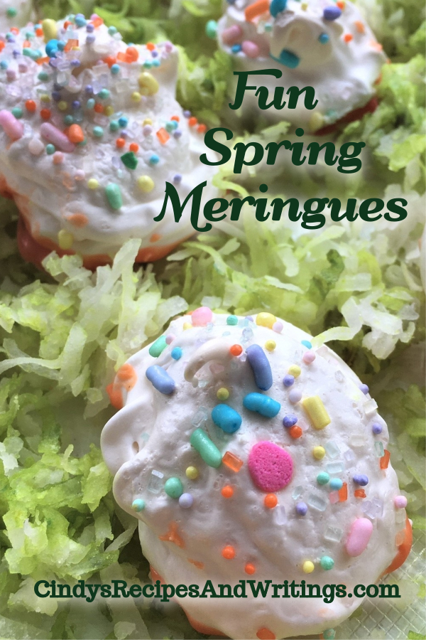 Fun Spring Meringues