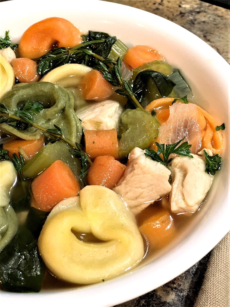 Turkey Tortellini Soup