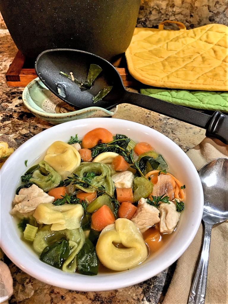 Turkey Tortellini Soup