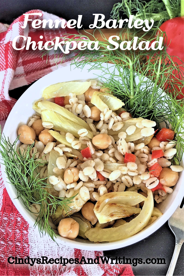 Fennel Barley Chickpea Salad 