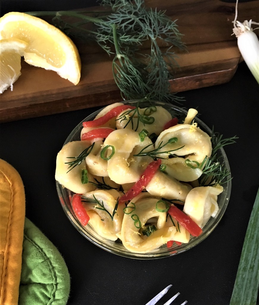 Lemon Dill Tortellini Salad