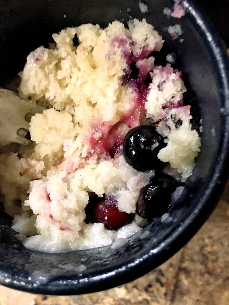 Blueberry Mug Cake