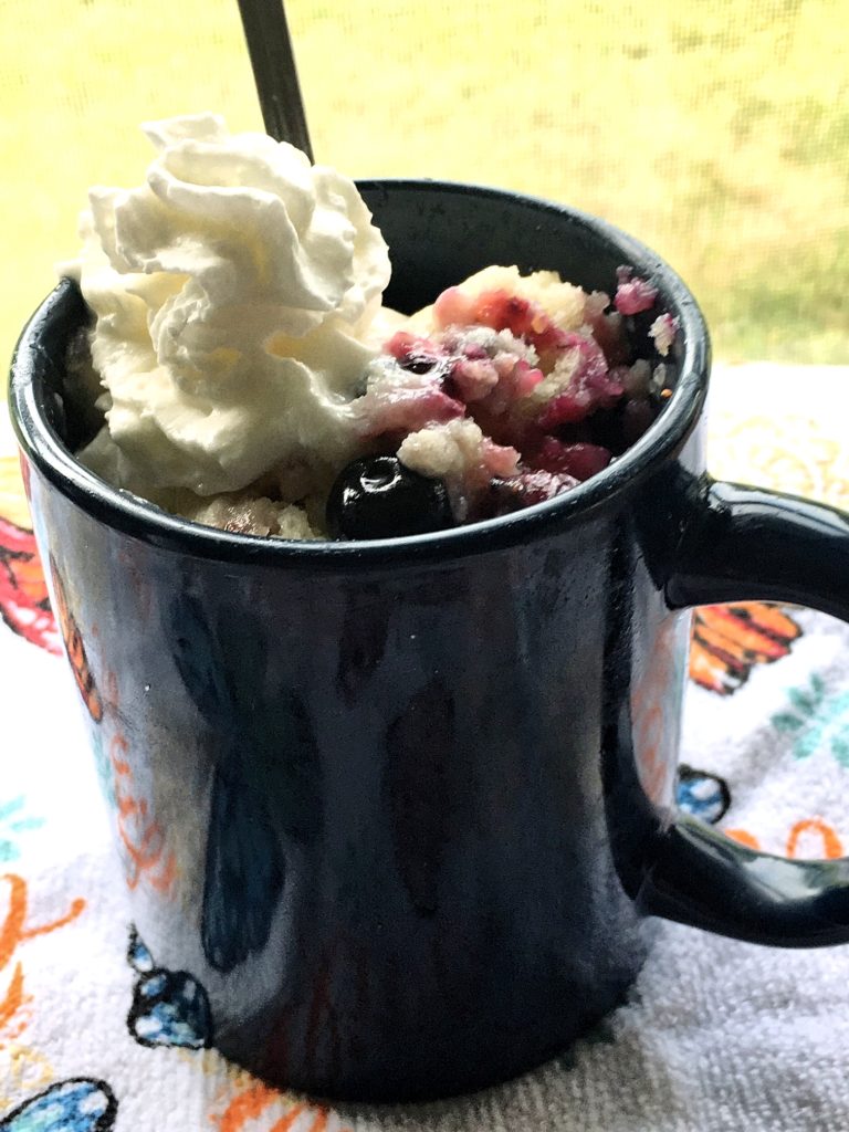 Blueberry Mug Cake