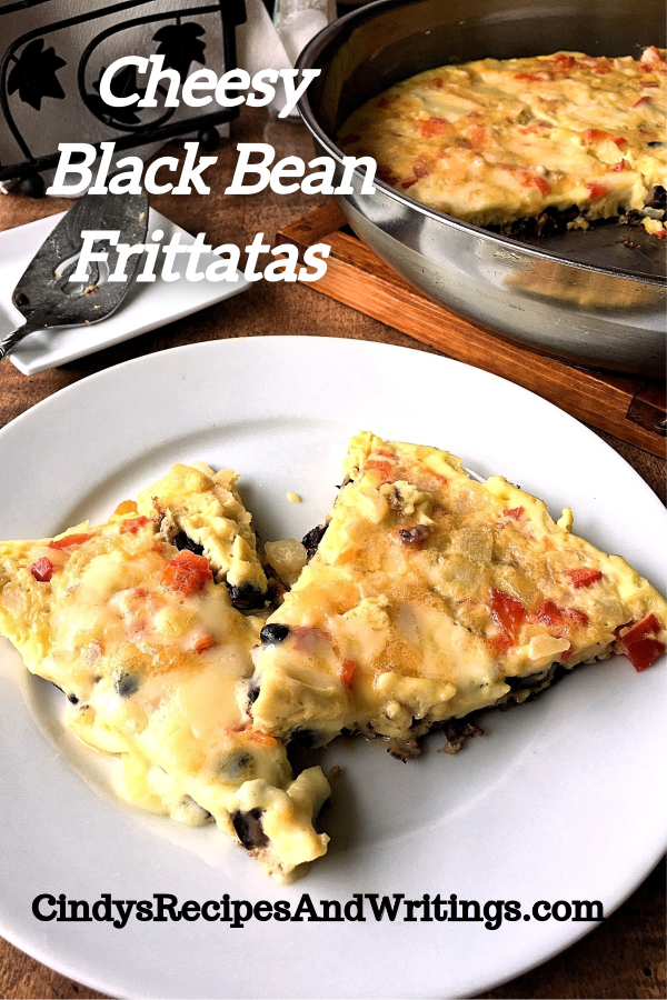 Cheesy Black Bean Frittatas 