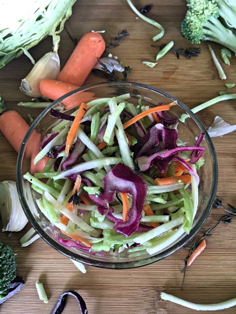 Garlic Broccoli Slaw