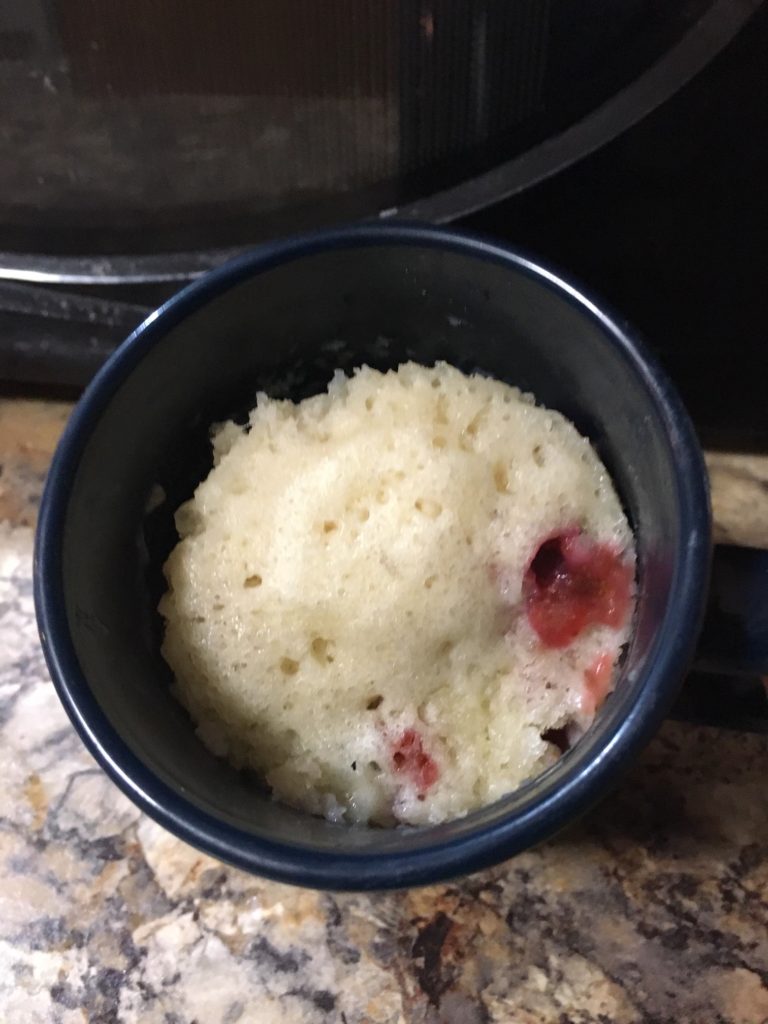 Blueberry Mug Cake