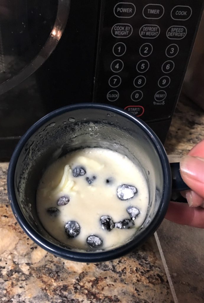 Blueberry Mug Cake