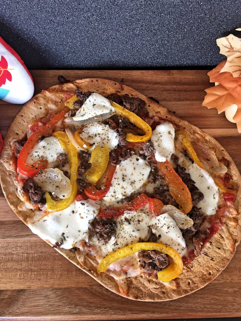 Java Beef Flatbread Pizza