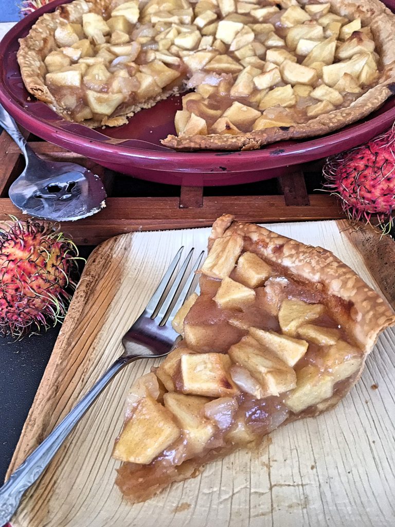 Apple Rambutan Pie