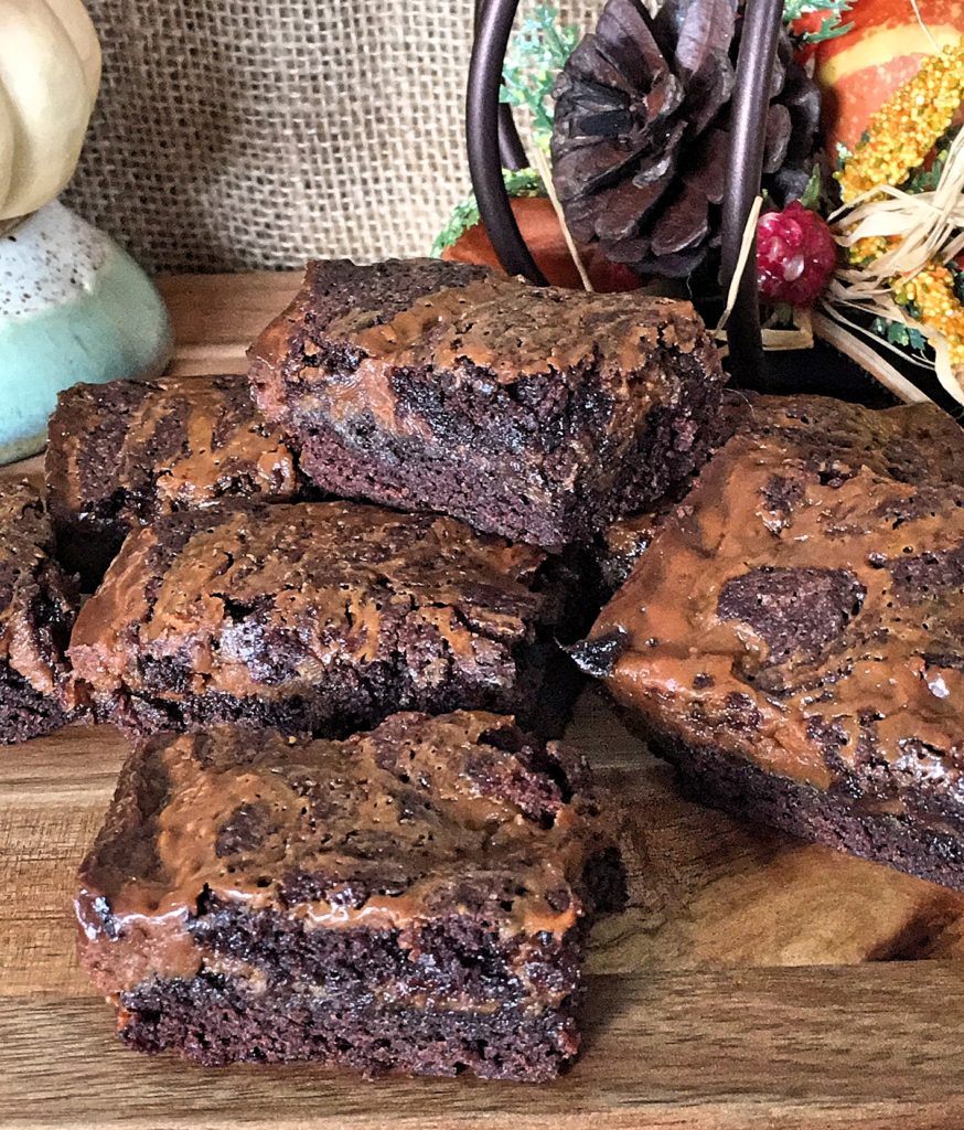 Chocolate Caramel Brownies