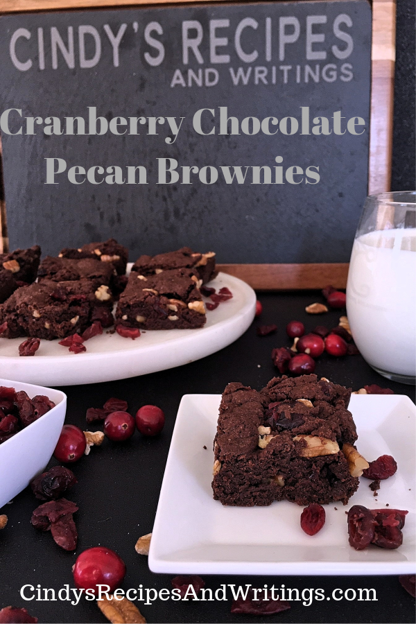 Cranberry Chocolate Pecan Brownies