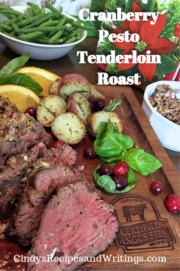 Cranberry Pesto Tenderloin Roast 