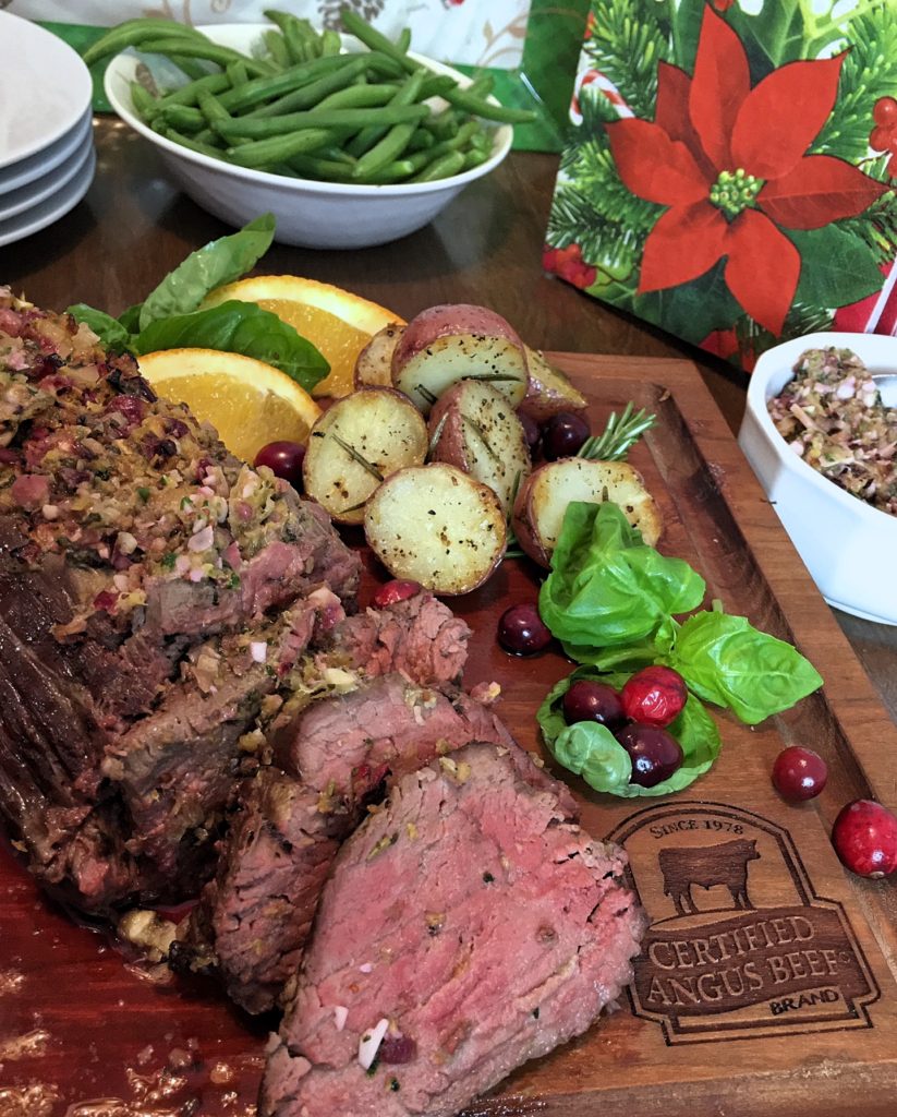 Cranberry Pesto Tenderloin Roast