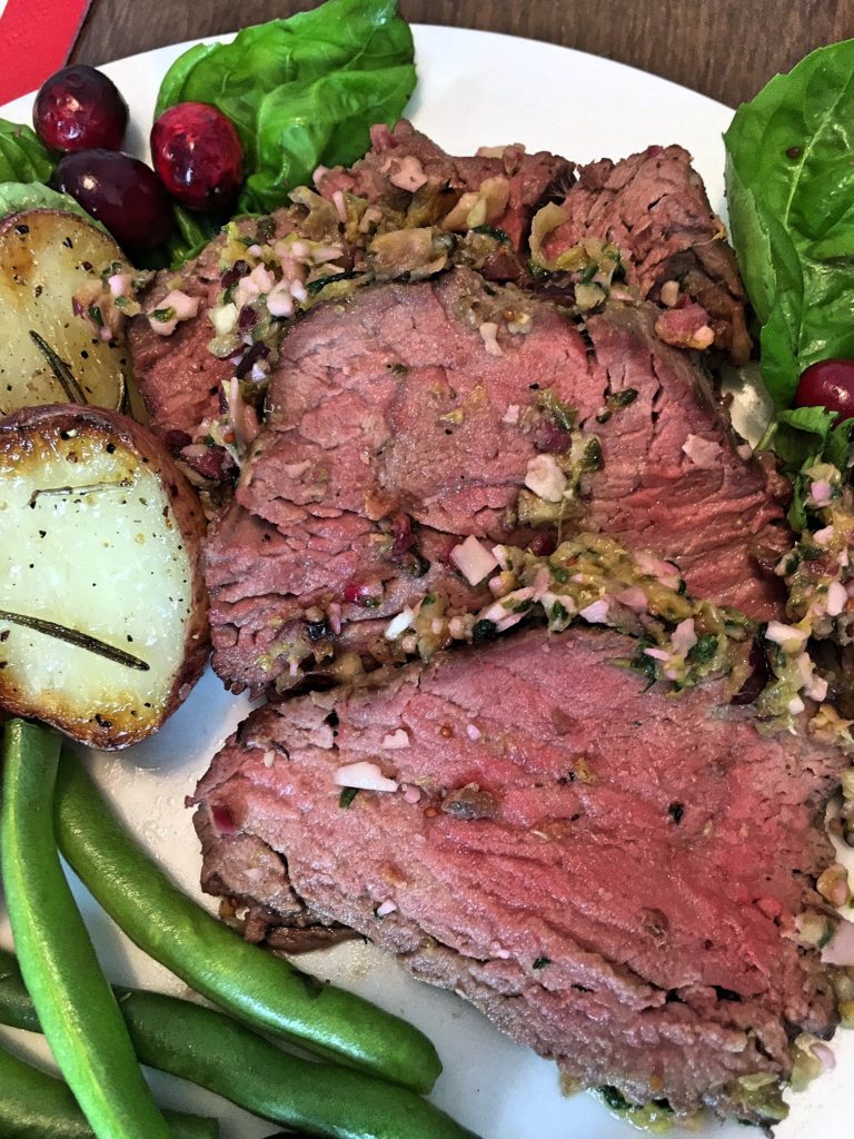 Cranberry Pesto Tenderloin Roast