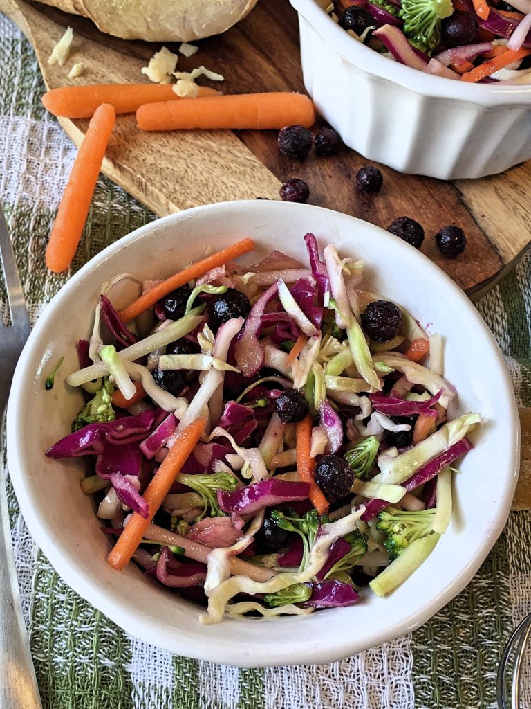 Blueberry Ginger Slaw