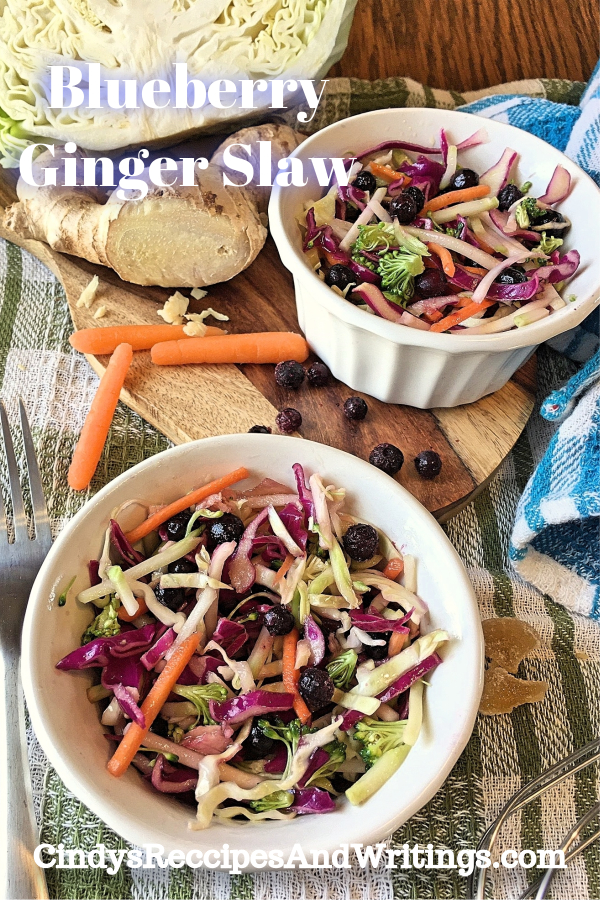 Blueberry Ginger Slaw