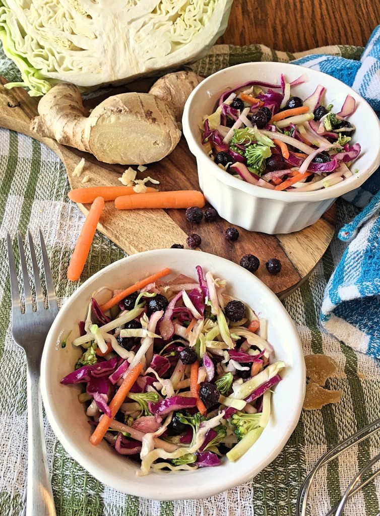 Blueberry Ginger Slaw