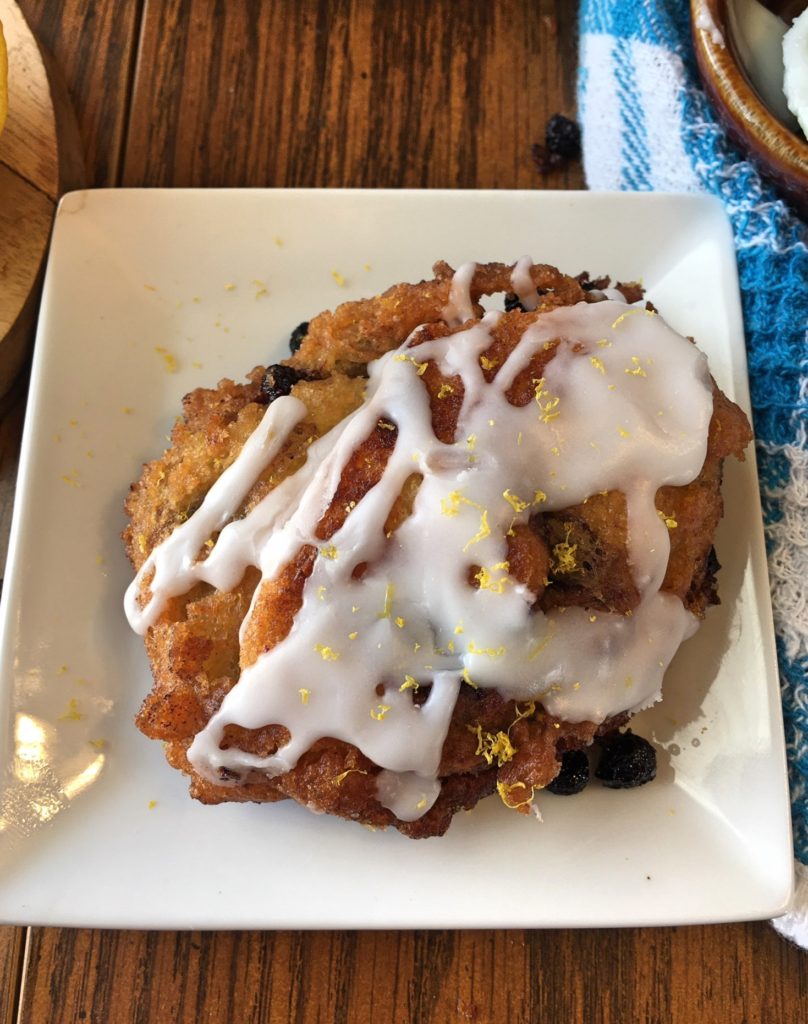 Lemon Blueberry Fritters