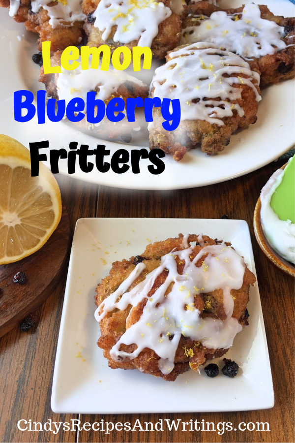 Lemon Blueberry Fritters
