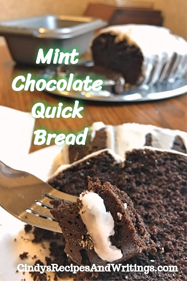 Mint Chocolate Quick Bread