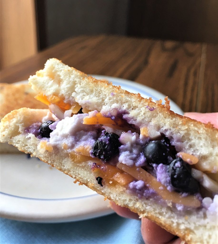 Blueberry Ricotta Grilled Cheese