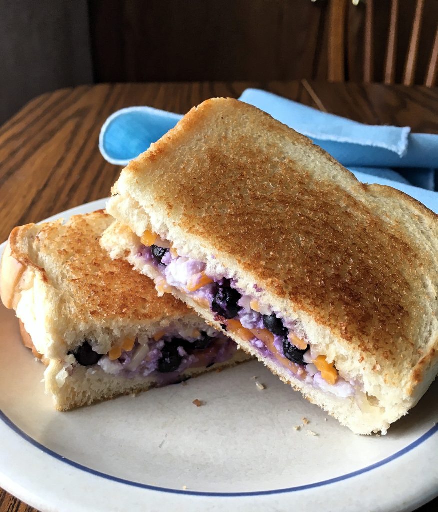 Blueberry Ricotta Grilled Cheese