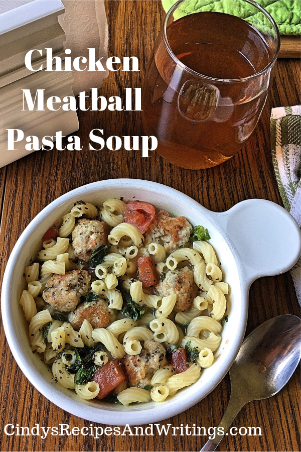 Chicken Meatball Pasta Soup